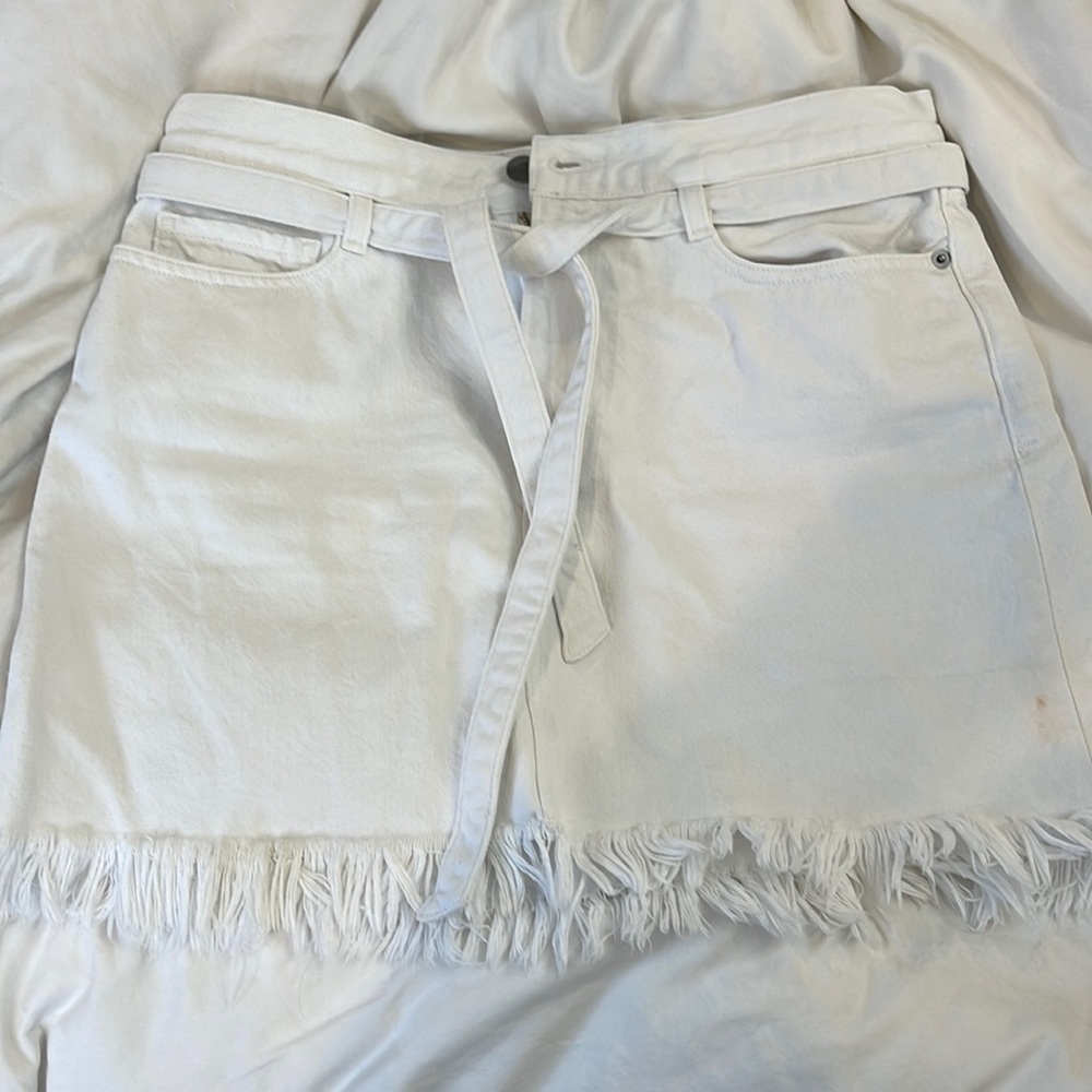 Frame jean skirt